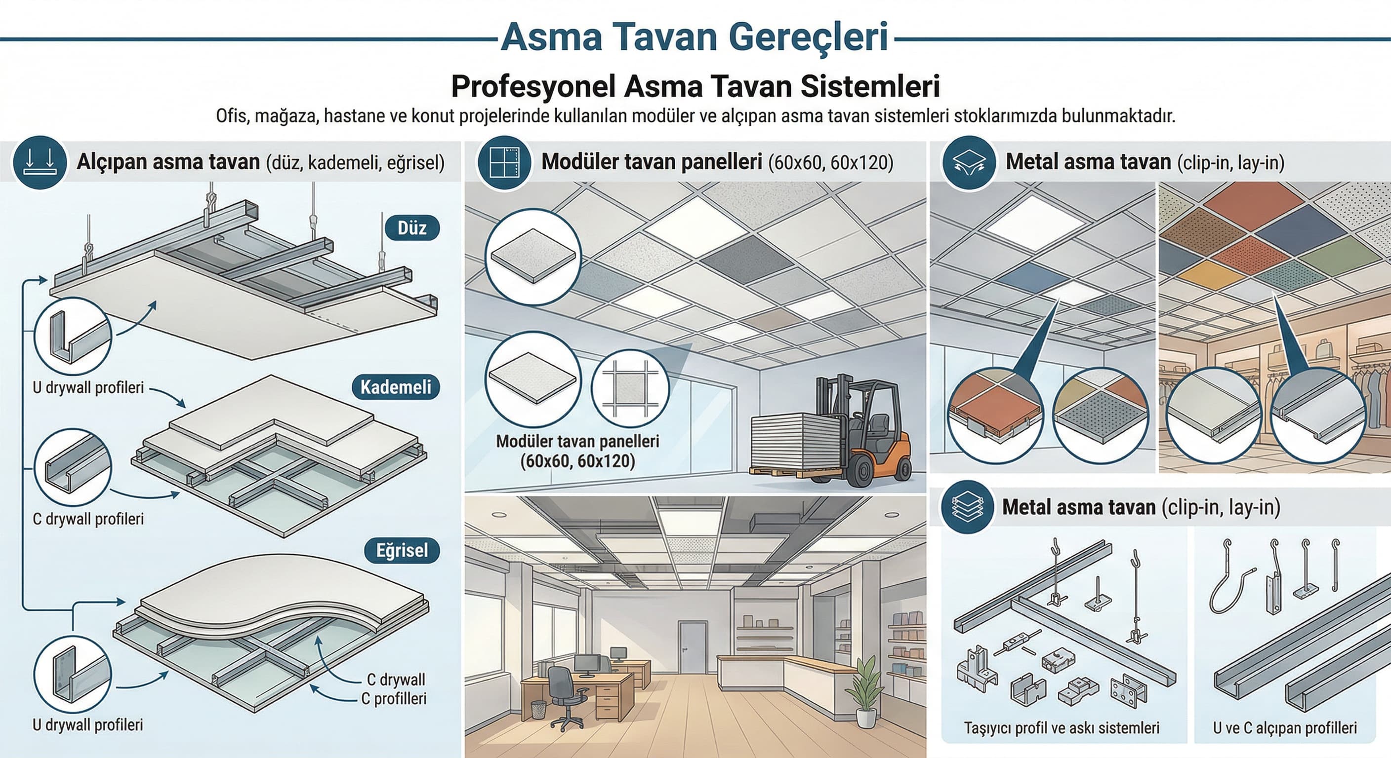 Asma Tavan Gereçleri